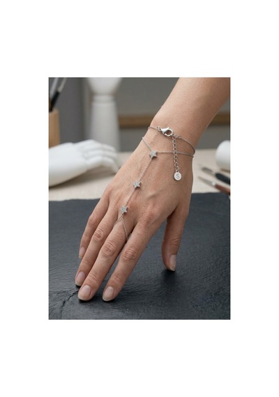 Şahmeran Yıldız Desenli Paslanmaz Çelik Gümüş - 930114144 Gümüş