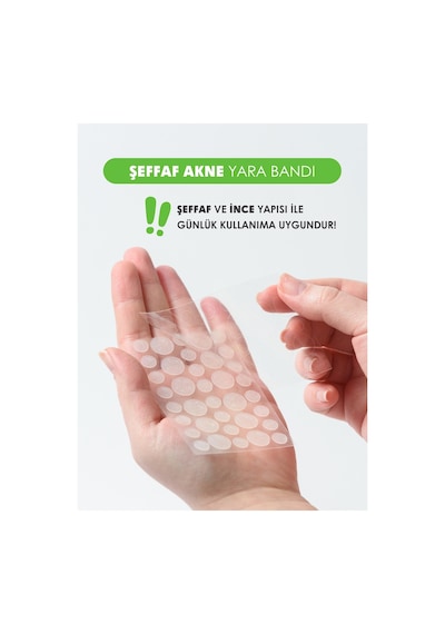 Mia Klinika Şeffaf Akne ve Sivilce Bandı 36 Adet