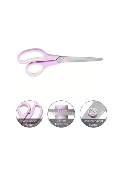 Ark Scıssors 19 Cm Pastel Mor Makas