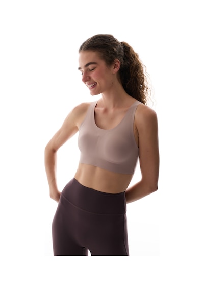 Penti Bej Stretch360 Orta Destek Çıkarılabilir Pedli Zero Feel Spor Sütyeni A.kahverengı