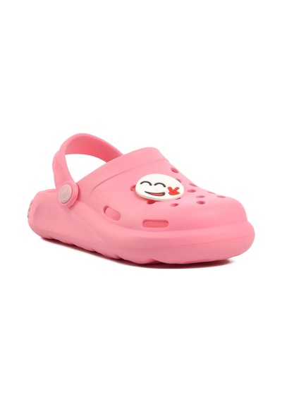 Aspor Brn 1648-f Pembe Desenli Çocuk Sabo Terlik 001