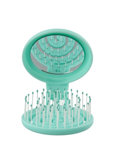 Proco Proco Beauty Makaron Saç Fırçası-üç Boyutlu 3d Esnek Aynalı Çanta Boy Saç Fırçası-compact Detangler 71926781