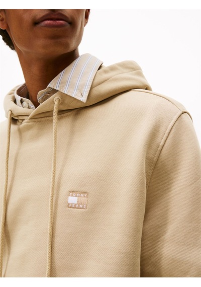 Tommy Hilfiger Tjm Reg Badge Hoodıe Ext Erkek Yeşil Sweatshirt - Dm0dm20258
