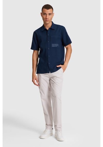 U.S. Polo Assn. U.s. Polo Assn. Erkek Lacivert Gömlek Kısa Kollu 50324739-vr033