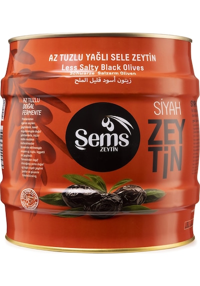 Şems Süper İri Siyah Zeytin XS 321-350 2 KG