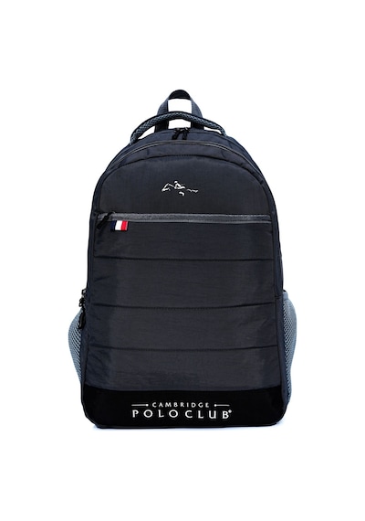Cambridge Polo Club Minimalist Tasarım Siyah Unisex Okul Günlük Seyahat Sırt Çantası - Plcan2166-001 Çok Renkli