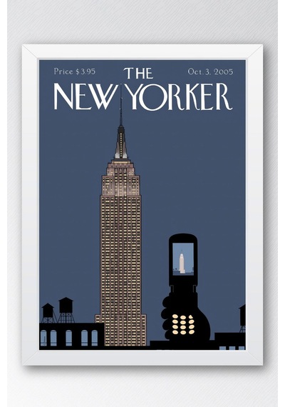 The New Yorker Çerçeveli Tablo October 3 2005