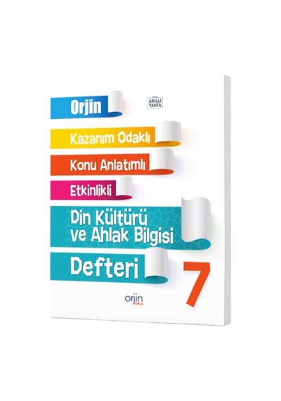 Orjin Okul 7. Sınıf Din Kültürü Kazanım Odaklı Defteri 2023