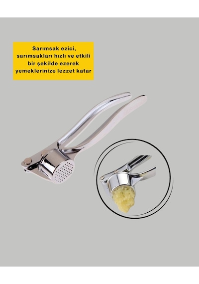 Profesyonel Sarımsak Ezici Sağlam Yapı Ve Rahat Kavrama Mh-hs8584-4662 Diğer
