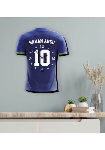 Bk Gift Kişiye Özel İsimli Taraftar Forma 3d Ahşap Duvar Saati-7, Arkadaşa Hediye, Sevgiliye Hediye, Doğum Günü Hediyesi Kobitmeyencom30159 Bk Gift
