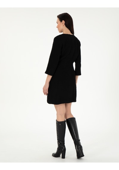 Pierre Cardin Kadın Siyah Elbise Dokuma 50292218-vr046 Siyah