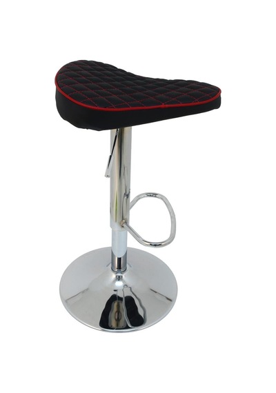 Mobilyakeyfi Boombar Bar Taburesi - Kırmızı Deri - 9538S0116