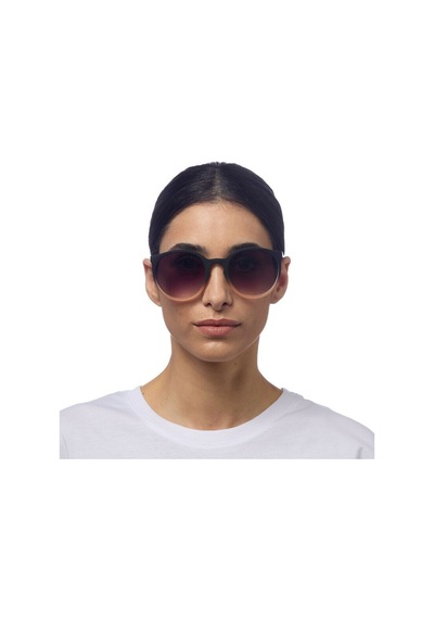 Okkia Berlino Unisex Güneş Gözlüğüsiyah - Pudra/ Lens: Siyah Gradyan Siyah