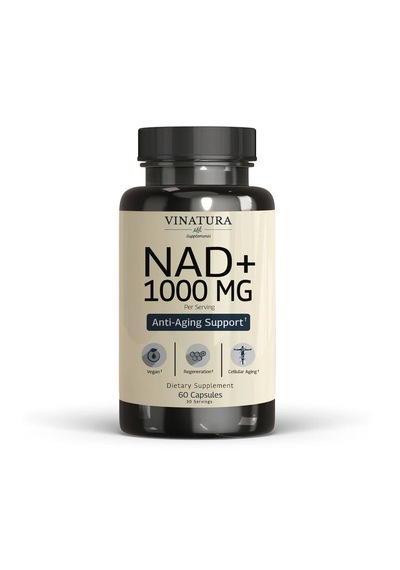 Vınatura Nad Nicotinamide Adenine Dinucleotide 1000mg - Pure Nad For  60 Caps Aromasız