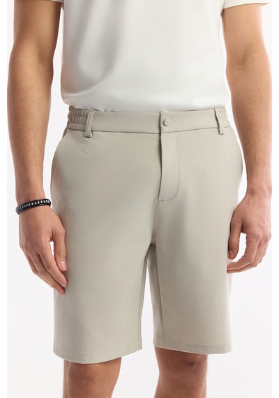 Avva Erkek Taş Beli Lastikli Bi-stretch Teknik Kumaş Relaxed Fit Şort A51y3712