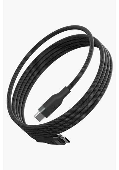 Helix 1.5m 100w Manyetik Katlanma Özellikli Type-c To Type-c Pd Hızlı Şarj Kablo - Siyah