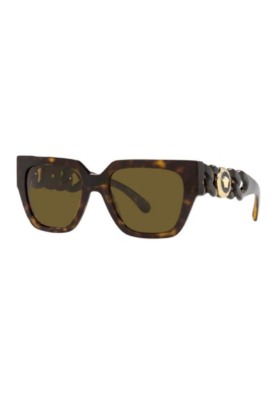 Versace 0ve4409 108/7353 Kadın Güneş Gözlüğü Kahverengi - Leopar