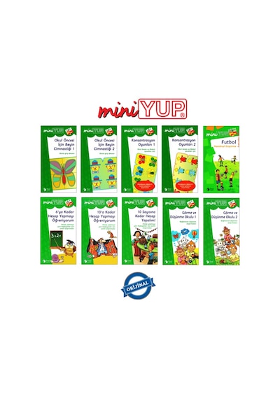 Miniyup 5+ Yaş Görsel Dikkat Ve Matematiksel Zeka Gelişim Seti