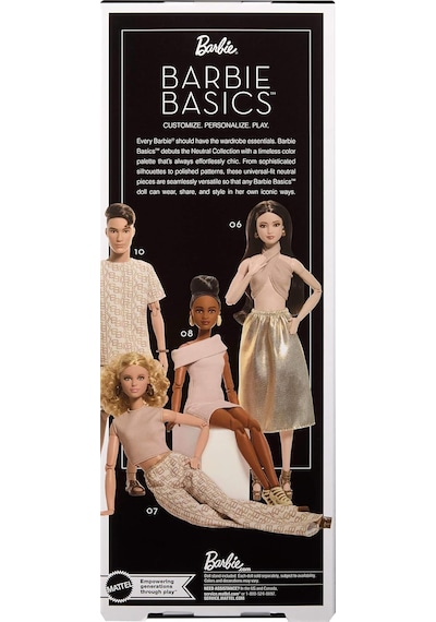 Barbie Basics 07 Siyah Uzun Saçlı Jjx26