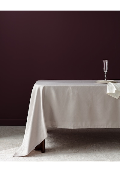 Madame Coco Bourdon Masa Örtüsü - Açık Gri - 160x300 Cm 8684427114315 Gri