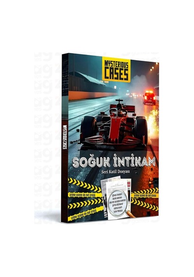Mysterious Cases Soğuk İntikam, Seri Katil Dosyası, Dedektif Kutu Oyunu, Suç Temalı, 16+ Yaş