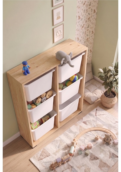 6 Adet Ultra Büyük Çekmeceli 123 Cm Safir Meşe Çocuk Odası Oyuncak Dolabı Ve Çok Amaçlı Saklama Ünitesi - Depolayıcı Düzenleyici Organizer 6 Adet Ultra Büyük Çekmeceli 123 Cm Safir Meşe Çocuk Odası Oyuncak Dolabı Ve Çok Amaçlı Saklama Ünitesi - Depolayıcı Düzenleyici Organizer