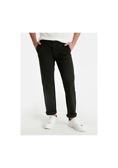 LC Waikiki Lcwaıkıkı Classic Siyah Geniş Kalıp Gabardin Chino Pantolon