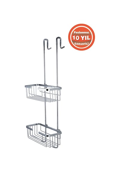 Çelik Banyo Paslanmaz Pirinç Duşakabin Için Şampuanlık Krom