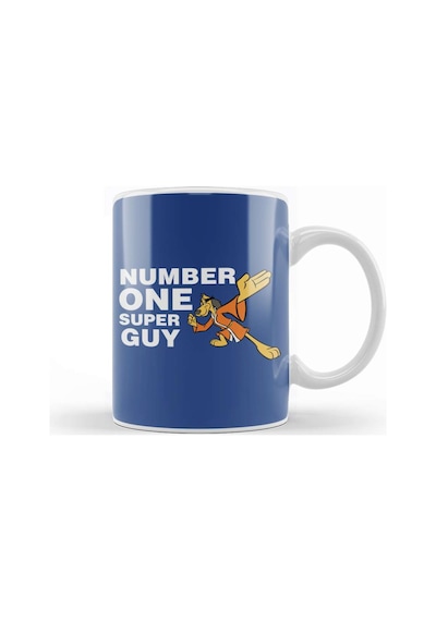 Number One Super Guy Hong Kong Phooey Kupa Bardak Porselen Karışık