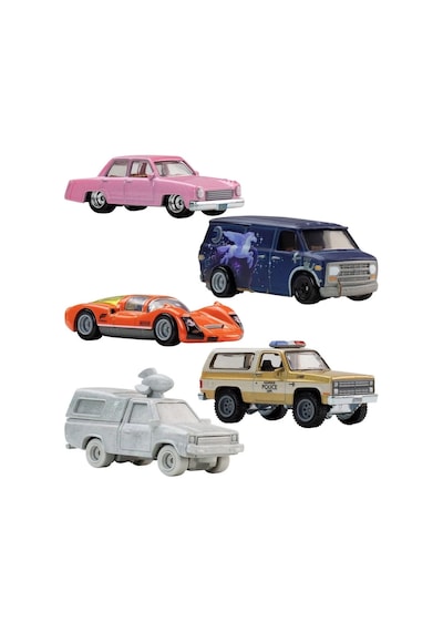 Hot Wheels Premium Pop Culture 2026 Mix 5 5'li Diecast Model Araba Seti Mavi