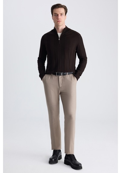 Twn Relaxed Fit Pilesiz Vizon Jogger Pantolon 5ec03sv04344m V01