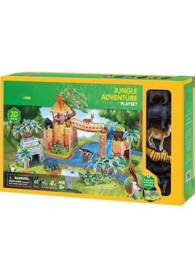 Orman Hayvanları Oyun Seti 3d Puzzle