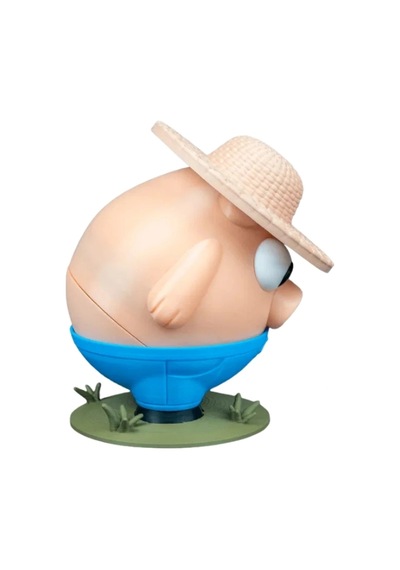 3dprototürk Çiftçi Domuz Kumbara 18 Cm Hareketli Para Alma Dekor 3d Baskı