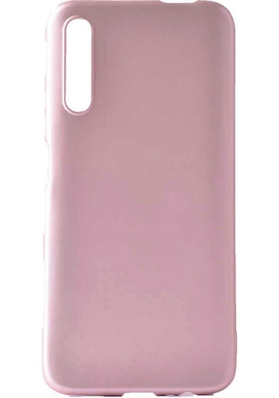 Huawei P Smart Pro 2019 Kılıf Zore Premier Silikon Kapak Rose Gold