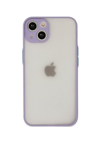 Apple iPhone  Uyumlu  14 Kılıf Montreal Silikon Kapak - Mor
