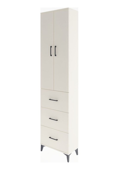 Arges Dolap 4 Raflı 3 Çekmeceli 2 Kapaklı 60x30x243 Aytaşı-ay... Aytaşı