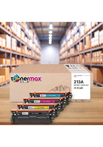 Hp 213a Cmyk Uyumlu Toner Seti - Çipli / Color Laserjet Enterprise 5700 / 6700 / Mfp 5800 / 6800 / W2130a / W2131a / W2132a / W2133a