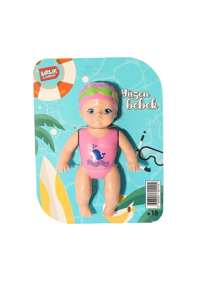 Urt031-001 Kartela Yüzen Bebek -birliktoys 10pcs Mixed