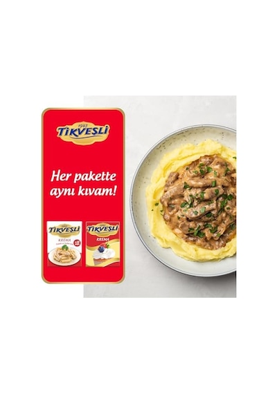 Tikveşli %32 Yağlı Krema 200 Ml