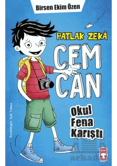 Patlak Zeka Cemcan - Okul Fena Karıştı Fleksi Cilt