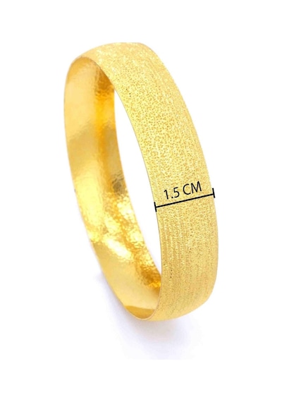 Ferizz Altın Kaplama Imitasyon Melisa Model Bilezik 15Mm Blz-1071 Altın