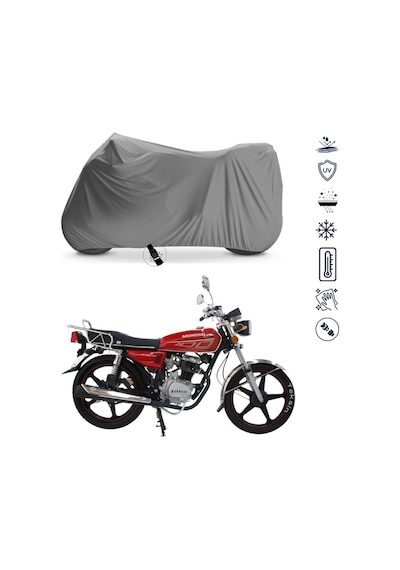 Mondial 100 UAG Motosiklet Branda Su Geçirmez Motosiklet Brandası