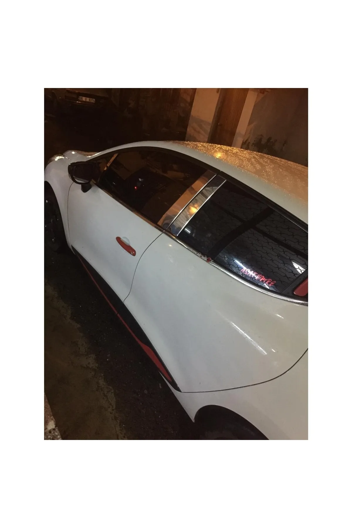 Renault Clio 4 Krom Kapı Direği 2012 Sonrası 6 Parça Cam Direği Paslanmaz Çelik Krom