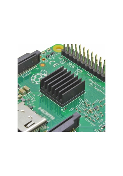 14 MM x 14 MM x 6 MM Alüminyum Metal Soğutucu Blok Termal Etiket Radyatör Amfi Led Entegre Transistör