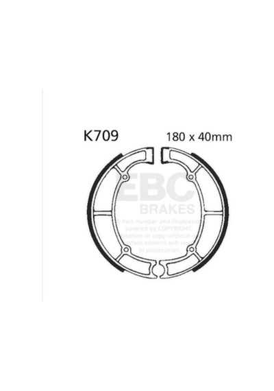 Ebc Fren Balatası Kampana K709 Kawasakı Vn 700 750 800 85-06