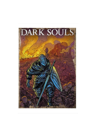Bedeko Dark Souls Art Mdf Tablo