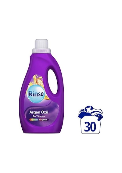 Sıvı Çamaşır Deterjanı Komple Bakım Serisi Argan Özü Renkliler Ve Siyahlar İçin 1.5 L 0.75 LT - 2.5 LT - 12 KG