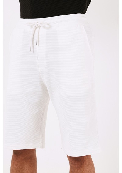 Buratti Pamuklu Relaxed Fit Cepli Erkek Short 5908023 Ekru