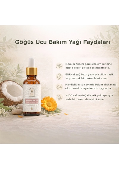 Nipple Care Oil Göğüs Ucu Bakım Yağı 50 Ml Doğum Öncesi Bakım İçin