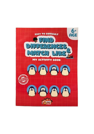 Find Differences Matc Like My Activity Book